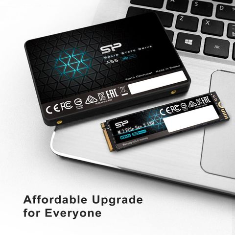 Silicon Power A55 1 TB Desktop, Laptop Black SATA III Internal