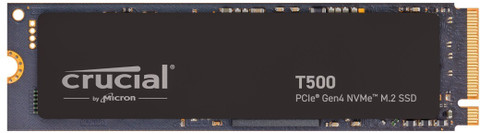 Crucial T500 1 TB Desktop, Laptop Black PCIe NVMe Internal Solid