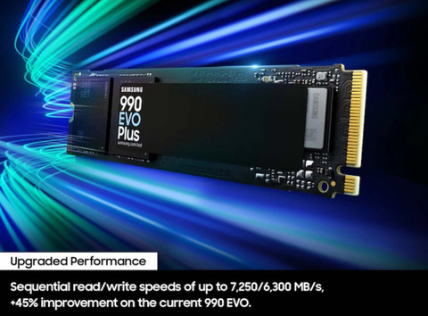 Samsung 990 EVO Plus TB Desktop Black PCIe NVMe Internal Solid