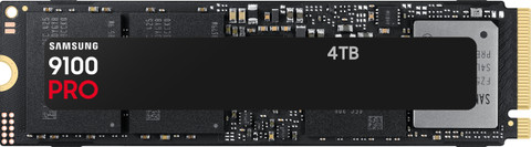 Samsung 9100 Pro 4 TB Desktop Black PCIe NVMe Internal Solid State