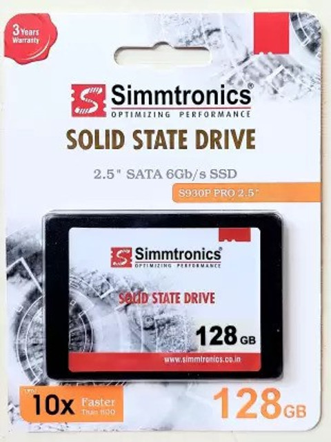 Simmtronics 128GB SSD 6GB PER SECOND 128 GB All in One PC's,  Desktop, Laptop Internal Solid State Drive (SSD) (128GB SSD)