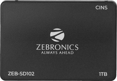ZEBRONICS SD102 TB All in One PC's Black SATA III Internal Solid State  Drive (SSD) (SD102 1TB SSD, SATA III, 550MB/s Data Speed, Ultra Low