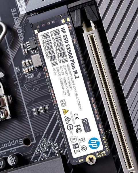 HP EX900 Plus 512GB M.2 NVMe SSD, GEN 3.0 X 4 PCIe , 512 GB Laptop