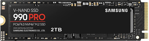 Samsung 990 PRO 2 TB Laptop, Desktop Black PCIe NVMe Internal