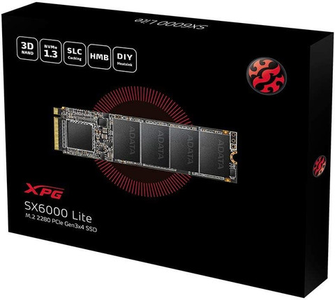 XPG SX6000 Lite 128 GB Laptop Black M.2 Internal Solid State Drive