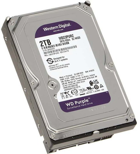 WD Purple 2 TB Surveillance Systems Purple SATA Internal Hard Disk