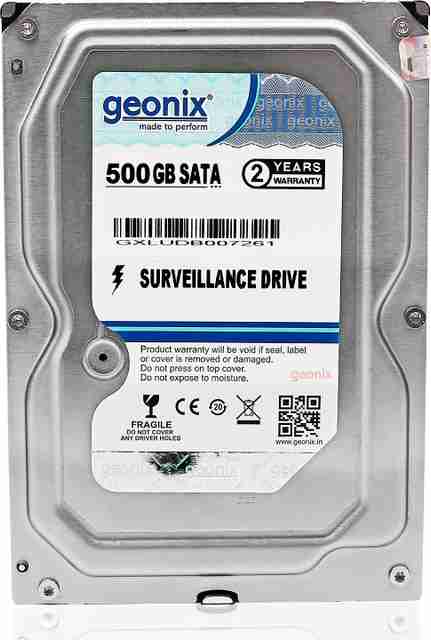 GEONIX HDD 500 GB Desktop Silver SATA Internal Hard Disk Drive