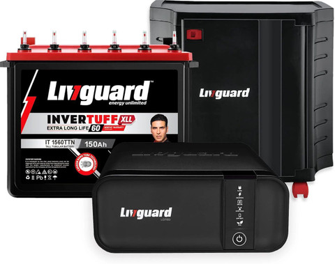 LGのBio Guard Livguard 60 Months Warranty Tubular Inverter Battery Price in