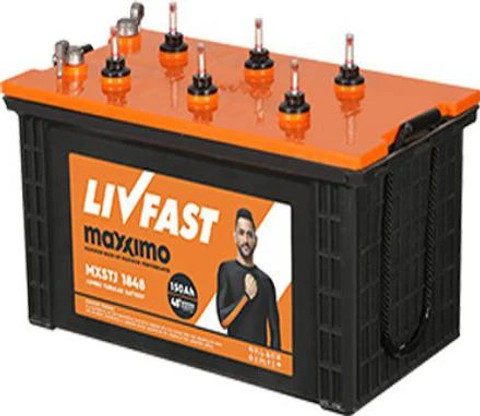 Livfast 54 Months Warranty Tubular Inverter Battery Price in India