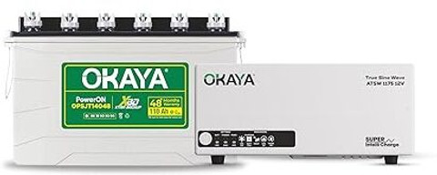 OKAYA 48 Months Warranty Tubular Inverter Battery Price in India