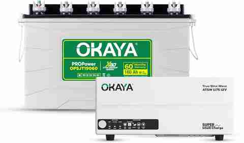 OKAYA 60 Months Warranty Tubular Inverter Battery Price in India
