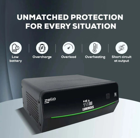 Sarah　DRPL No. 12 Luminous LUMINOUS S 1150/12V With LCD Display Best inverter For Home And