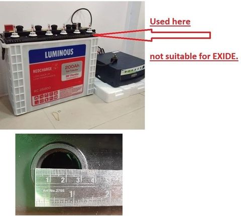 Divinext Inverter Battery Caps Battery Vents for Home, Automobile, E ...