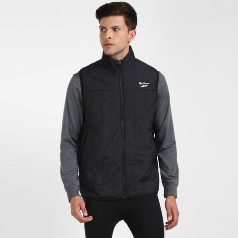 REEBOK Sleeveless Solid Men Jacket Buy REEBOK Sleeveless Solid