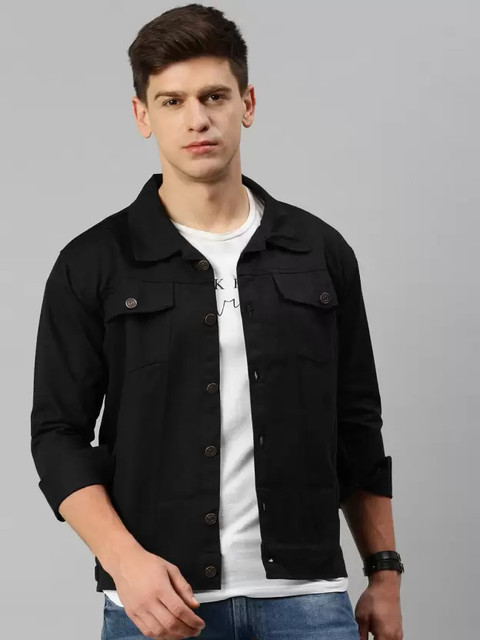 comfits Full Sleeve Solid Men Denim Jacket Buy comfits Full