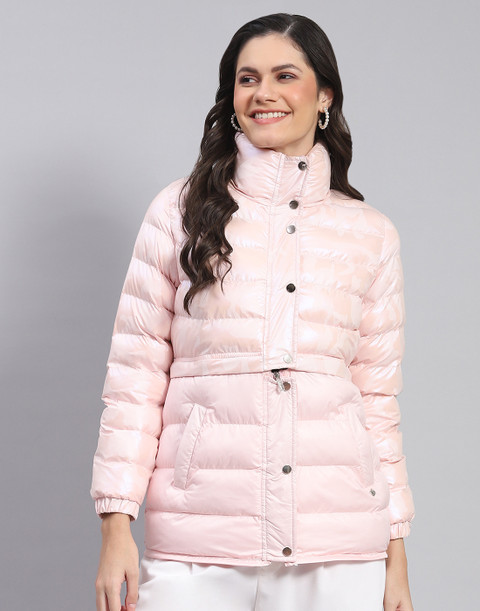Flipkart Monte Carlo Pink Jacket MONTE CARLO Full Sleeve Solid