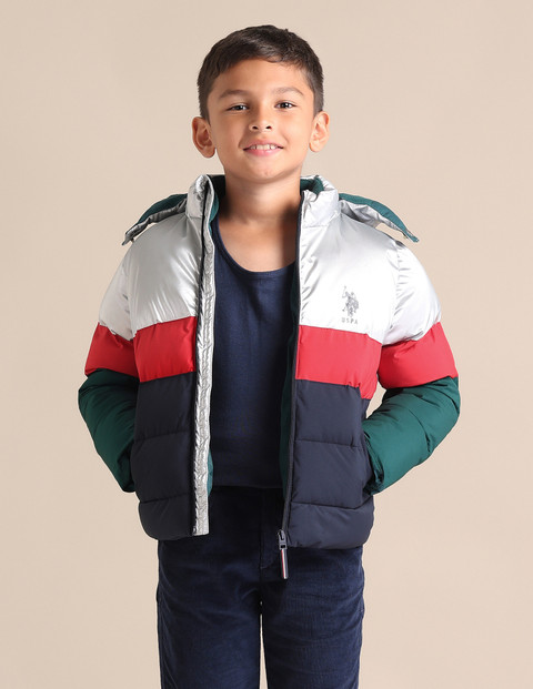 POLO Full Sleeve Colorblock Boys Jacket