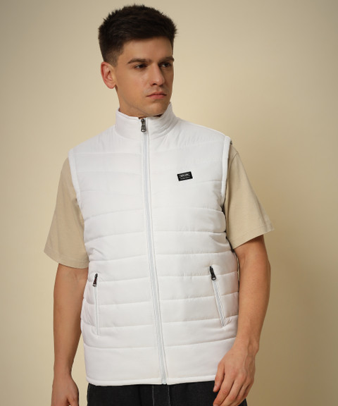 HEMLOCK Sleeveless Self Design Men Jacket