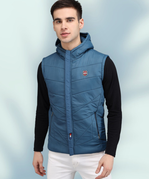 ZEPPI Sleeveless Self Design Men Jacket Buy ZEPPI Sleeveless