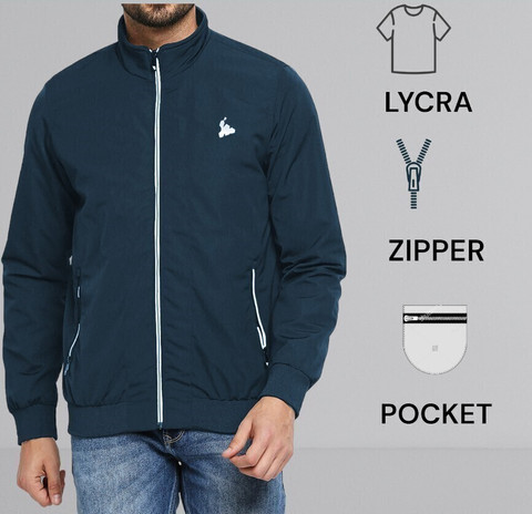 TEES SPORTS Full Sleeve Solid Men Jacket Buy TEES SPORTS Full