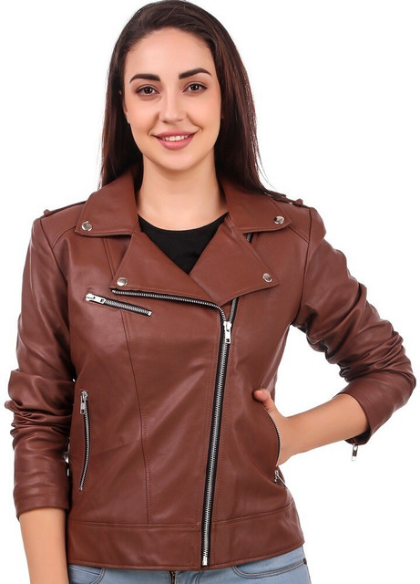 Leather Retail Full Sleeve Solid Women Jacket Buy Leather Retail