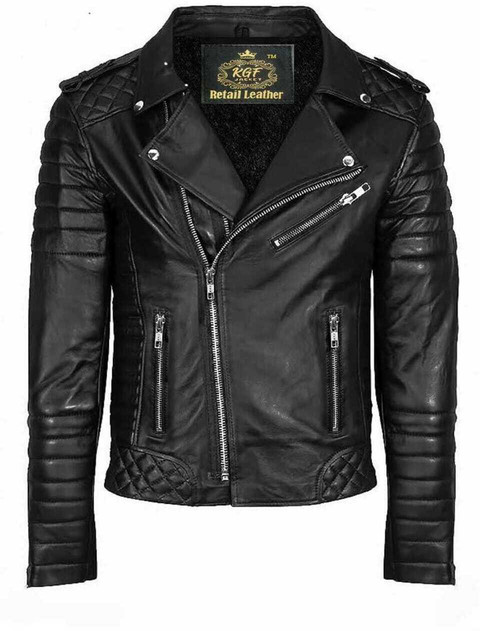 KGF RETAIL LEATHER Full Sleeve Solid Men Jacket Buy KGF RETAIL