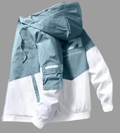 AZYHUB Full Sleeve Colorblock Men Jacket - Buy AZYHUB Full Sleeve