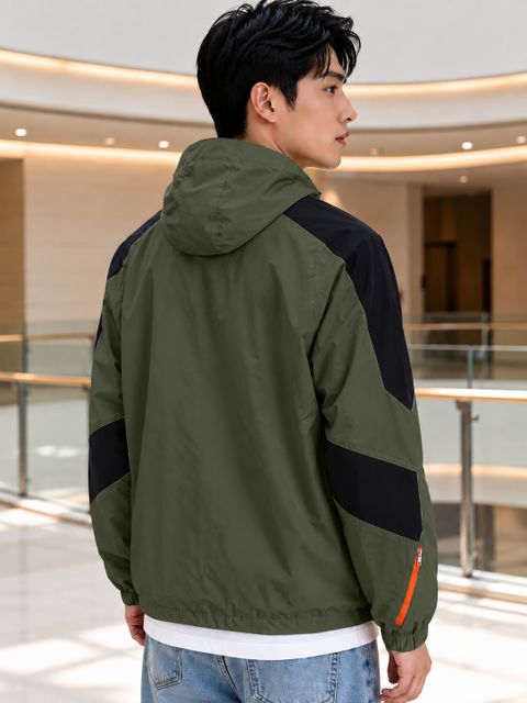 MOTREX Men Colorblock Casual Jacket - Image 5