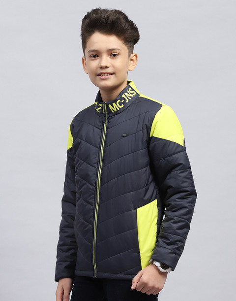 MONTE CARLO Full Sleeve Colorblock Boys Jacket Buy MONTE CARLO