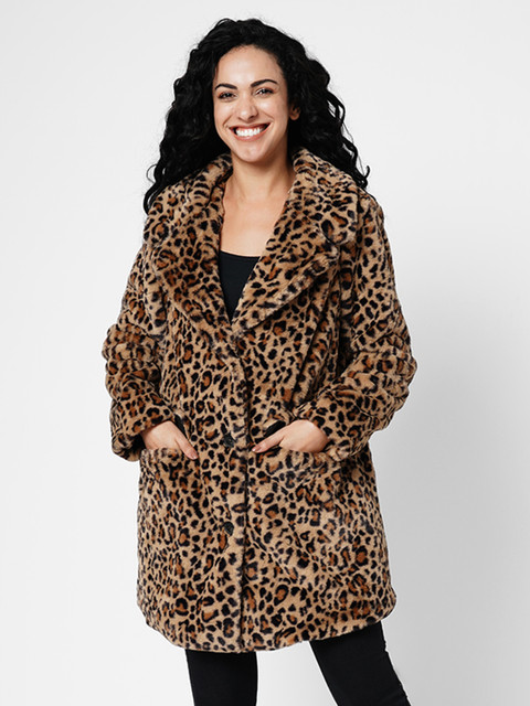 VERO MODA Full Sleeve Animal Print Women Jacket Buy VERO MODA - Main Image