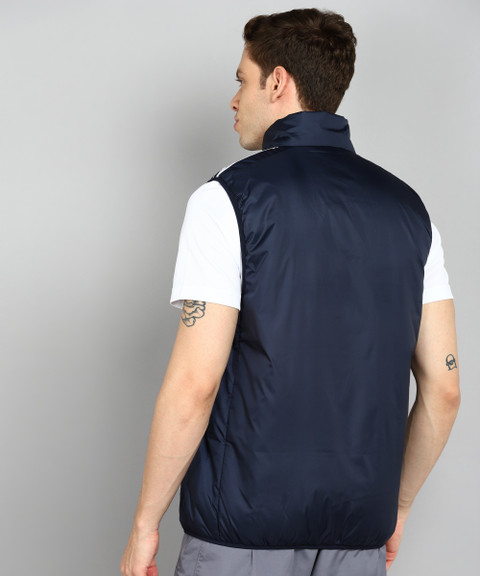 ADIDAS Sleeveless Solid Men Jacket Buy ADIDAS Sleeveless Solid