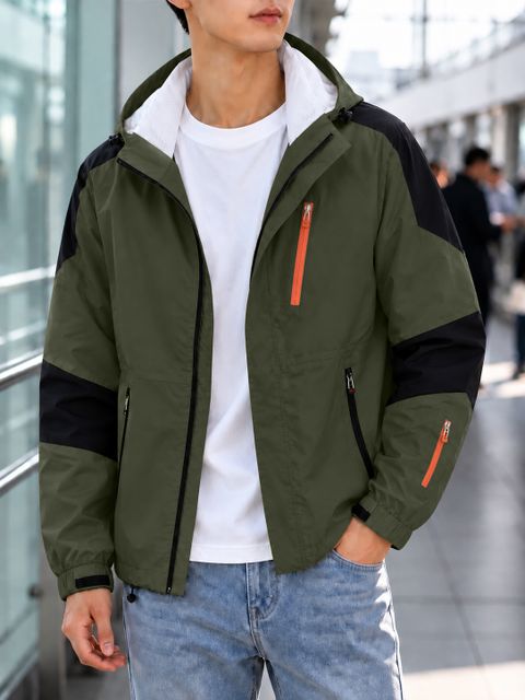 MOTREX Men Colorblock Casual Jacket - Image 6