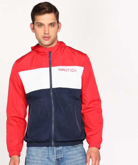 NAUTICA Full Sleeve Colorblock Men Jacket Buy NAUTICA Full