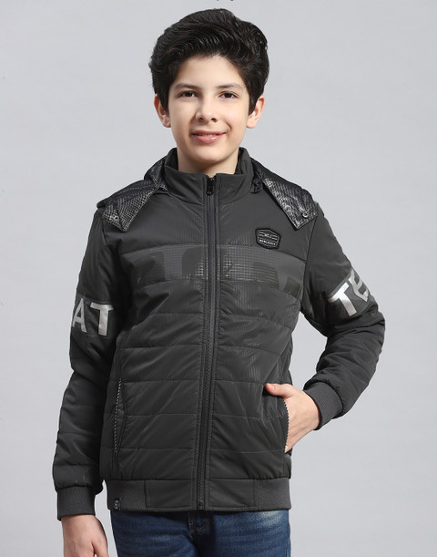 MONTE CARLO Full Sleeve Printed Boys Jacket Buy MONTE CARLO Full