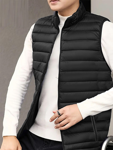 Lripsome Sleeveless Solid Men Jacket