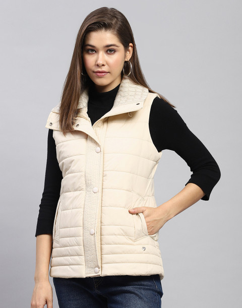 MONTE CARLO Sleeveless Solid Women Jacket Buy MONTE CARLO