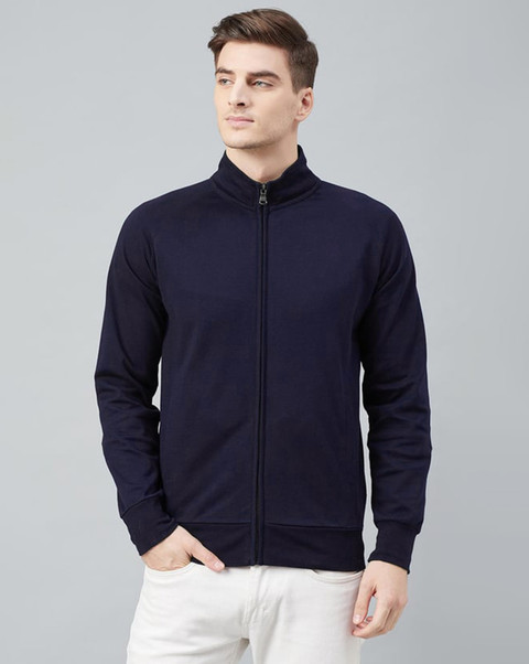 Solid Fleece Fleece Jacket Flipkart Buy Techfeel Men Solid Fleece