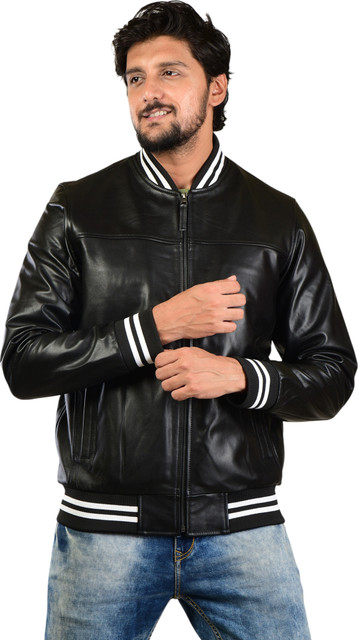 Winston Hide Full Sleeve Solid Men Jacket - Buy Winston Hide Full