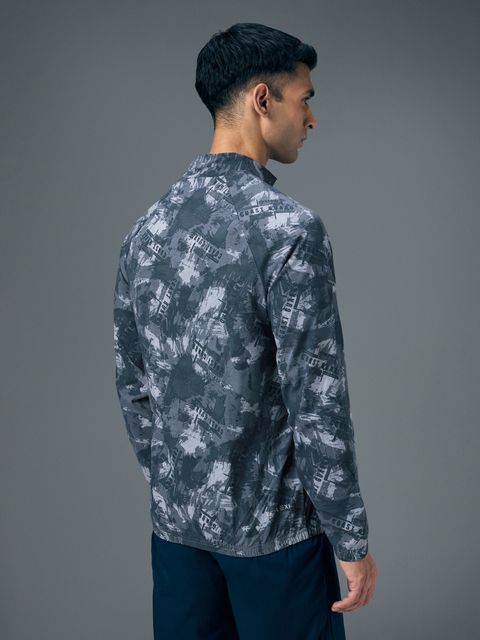 TECHNOSPORT Men Printed Sports Jacket - Image 6