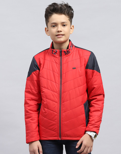 MONTE CARLO Full Sleeve Colorblock Boys Jacket