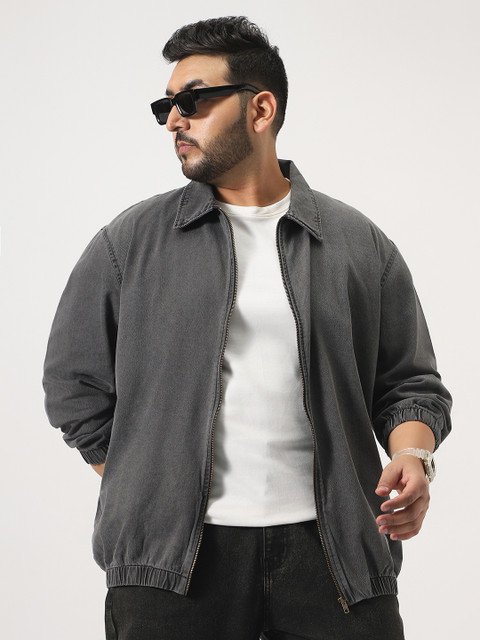 Urbano Plus Full Sleeve Solid Men Denim Jacket