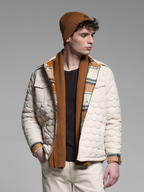 JACK JONES Full Sleeve Checkered Men Jacket