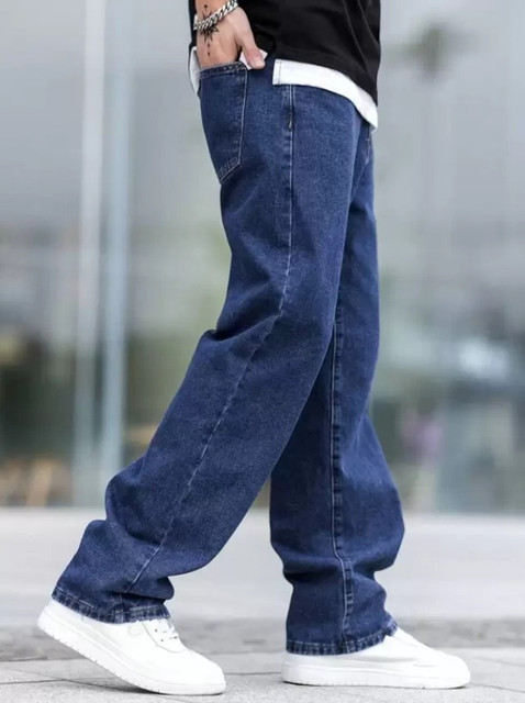 DENIM TRENDY Regular Men Dark Blue Jeans