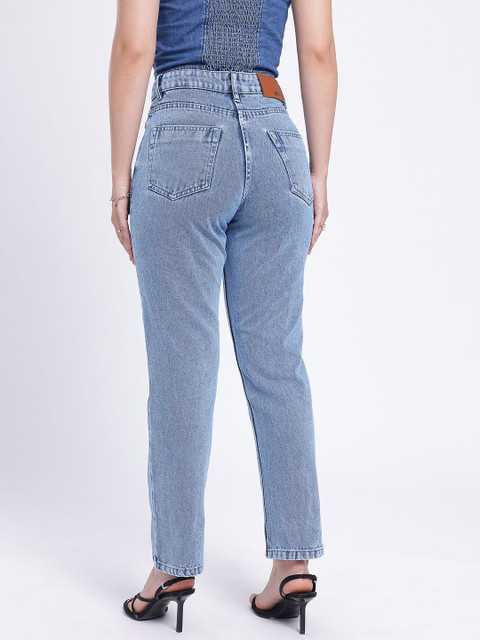 Glitchez Relaxed Fit Women Blue Jeans - Buy Glitchez Relaxed Fit