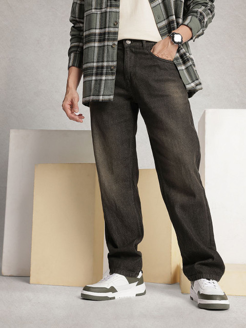 WROGN Regular Men Black Jeans