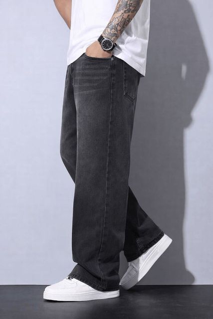 DenSHAH Men Straight Fit Mid Rise Grey Jeans - Image 6