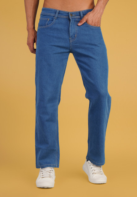 Wanted Straight Fit Men Blue Jeans