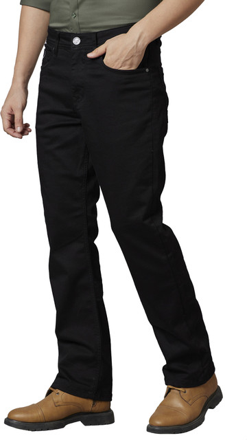 BEING HUMAN Boot-Leg Men Black Jeans