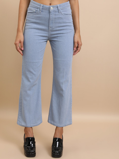 Tokyo Talkies Flared Women Light Blue Jeans