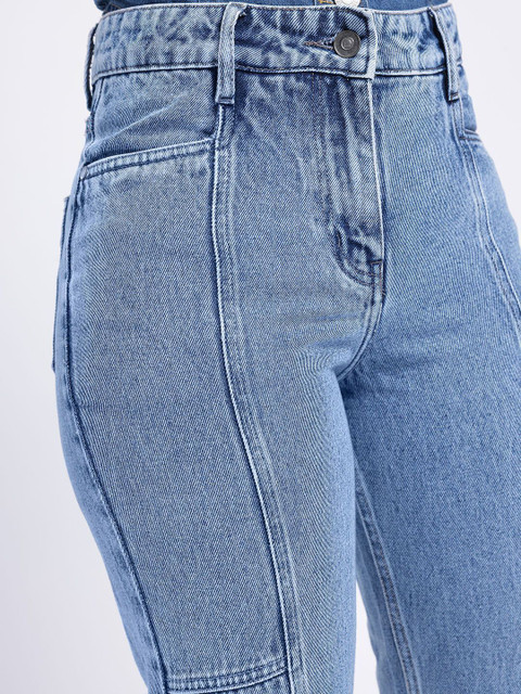 Glitchez Relaxed Fit Women Blue Jeans - Buy Glitchez Relaxed Fit